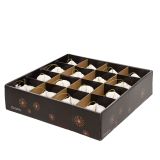 OKRASEK ZA JELKO DECORIS PAPIRNI BEL 8X8 CM SORTIRANO