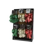 OKRASEK ZA JELKO DECORIS PENTLJA 11.5X10.5X2.5 CM RDEČA, ZELENA, ZLATA, SOR