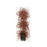 OKRASEK ZA JELKO DECORIS ROŽICA 10 CM NA KLIP ROZA SORTIRANO