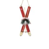 OKRASEK ZA JELKO DECORIS SMUČI, 23 CM SORTIRANO