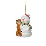 OKRASEK ZA JELKO DECORIS SNEŽAKI, 9.7 CM SORTIRANO