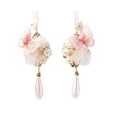 OKRASEK ZA JELKO DECORIS Z METULJEM IN PERLO