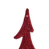 OKRASEK ZA JELKO DECORIS ZVEZDA/SNEŽINKA/SMEREKA RDEČA, SORTIRANO