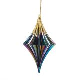 OKRASEK ZA JELKO GLOSSTYLE GEO 3D 7X7X12 CM MULTI COLOR