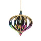 OKRASEK ZA JELKO GLOSSTYLE KROGLA MULTICOLOR 8X8X8.5 CM