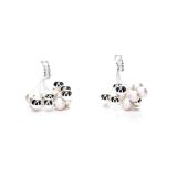 OKRASEK ZA JELKO GLOSSTYLE MINI BUNKICE NA ŽICI 20MM 2/1 SREBRNE