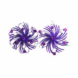 OKRASEK ZA JELKO GLOSSTYLE SNEŽINKA FI 11 CM VIJOLA SORTIRANO