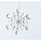 OKRASEK ZA JELKO GLOSSTYLE SNEŽINKA TRANSPARENT 0.76 *12.7 CM