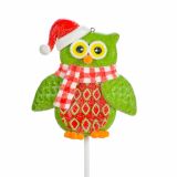 OKRASEK ZA JELKO GLOSSTYLE SOVICA NA PIKU 8.89X22.22X1.9 CM SORT.