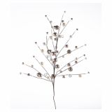 OKRASEK ZA JELKO GLOSSTYLE VEJA 60 CM SORTIRANO RDEČA/ SREB./BELA/ŠAMP.