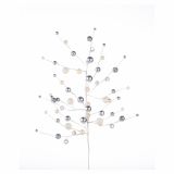 OKRASEK ZA JELKO GLOSSTYLE VEJA 60 CM SORTIRANO RDEČA/ SREB./BELA/ŠAMP.