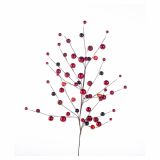 OKRASEK ZA JELKO GLOSSTYLE VEJA 60 CM SORTIRANO RDEČA/ SREB./BELA/ŠAMP.