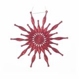 OKRASEK ZA JELKO GLOSSTYLE ZVEZDA PRMERA 15 CM RDEČA RDEČA
