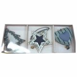 OKRASEK ZA JELKO R+W MODRI 9 CM 3/1 SORITRQNO