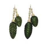 OKRASEK ZA JELKO STORŽI ZELENI 17CM