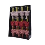 OKRASEK ZA JELKO VILA 15 CM SORT ROZA / T. ROZA / RDEČA