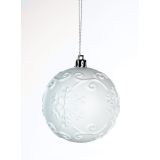 BUNKA IZ UMETNE MASE GLOSSTYLE DEKOR 8 CM BELA SORTIRANO