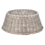 JELKA OKRASNA KOŠARA ZA JELKO 70X28 CM SIVA