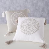 OKRASNI VZGLAVNIK BOLTZE ESTANY, BEŽ, BEL Z VZORCEM, SORT.