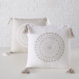 OKRASNI VZGLAVNIK BOLTZE ESTANY, BEŽ, BEL Z VZORCEM, SORT.