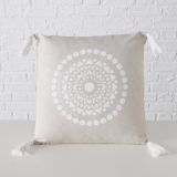 OKRASNI VZGLAVNIK BOLTZE ESTANY, BEŽ, BEL Z VZORCEM, SORT.