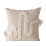 OKRASNI VZGLAVNIK BOLTZE SANKA, BEŽ, KREM 45X45 CM