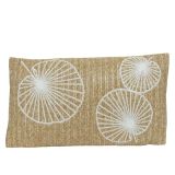 OKRASNI VZGLAVNIK DECORIS 32X50 CM RJAV/NATUR Z VZORCEM