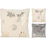 OKRASNI VZGLAVNIK EH 40X40 CM, SNEŽINKE SORTIRANO