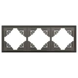 OKVIR LUNE LUNE 3X ANTRACIT