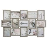 OKVIR ZA SLIKO ATMOSPHERE PATINE, ZA 15 FOTOGRAFIJ, BEL ALI SIV, SORT.