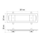 VARNOSTNA SVETILKA EMOS OKVIR ZA VGRADNJO VARNOSTNE SVETILKE