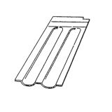 OPEČNA KRITINA BRAMAC GRANAT 13V DVOVALOVNIK BAKRENO RDEČ