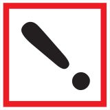 OPOZORILNI ZNAK WALTECO POZOR NEVARNO ZA ZDRAVJE