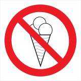 OPOZORILNI ZNAK WALTECO VSTOP S SLADOLEDOM PREPOVEDAN