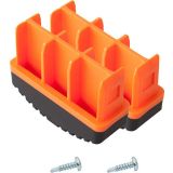 OPREMA IN DELI ZA LESTEV KRAUSE MONTO NOGICA PVC 77X25 MM ORANŽNA