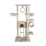 OPREMA ZA MAČKE PET TOYS DREVO IN PRASKALNIK BEŽ