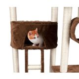 OPREMA ZA MAČKE PET TOYS DREVO IN PRASKALNIK RJAVA