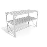 OPREMA ZA RASTLINJAK VITAVIA ALU MIZA 2 RAVNI 121X54X76CM. ALU