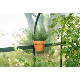 OPREMA ZA RASTLINJAK VITAVIA NOSILEC ZA LONČKE ZA RASTLINE 14 CM, ČRN