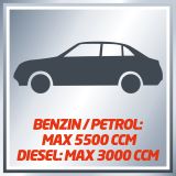 KABLI ZA ZAGON MOTORJA EINHELL BT-BO 25/1 A 350A