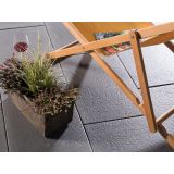 BETONSKA PLOŠČA ZOBEC OPTIMO IMPREGNIRANA 40X60X4.2 CM ČRNA