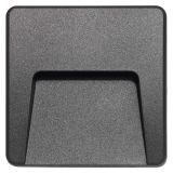 STENSKA VRTNA SVETILKA EMOS ORIENTACIJSKA 3W NW KVADRATNA, ANTRACIT