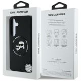 ORIGINALEN KARL LAGERFELD OVITEK MAGSAFE SAMSUNG GALAXY S25 PLUS 5G - HEADS - ČRN - KLHMS25MSKCHTCK