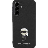 ORIGINALEN KARL LAGERFELD OVITEK SAMSUNG GALAXY A56 - GLITTER IML NFT ICONIC -  ČRN OVITEK Z BLEŠČICAMI- KLHCSA56GKNPSK