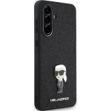 ORIGINALEN KARL LAGERFELD OVITEK SAMSUNG GALAXY A56 - GLITTER IML NFT ICONIC -  ČRN OVITEK Z BLEŠČICAMI- KLHCSA56GKNPSK