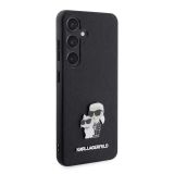 ORIGINALEN KARL LAGERFELD OVITEK SAMSUNG GALAXY S24 PLUS 5G - IML NFT FULL BODIES SAFFIANO - ČRNA ZAŠČITA - KLHCS24MPSAKCMPK