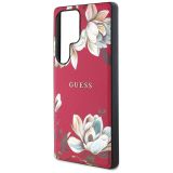 ORIGINALNI GUESS OVITEK ZA SAMSUNG GALAXY S25 ULTRA 5G - MAGSAFE - PRINTED FLOWER - PINK - GUHMS25LPGNMPLMF