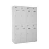 ORODNA OMARA-KRILNA VRATA SIMONRACK 1800X1200X500MM 4/8 GARDEROBNA, SIVA