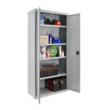 ORODNA OMARA-KRILNA VRATA SIMONRACK 180X80X40 CM 4P/30KG SIVA - RAL7035 KOVINSKA