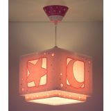 OTROŠKO SVETILO DALBER VISEČE MOONLIGHT ROZA